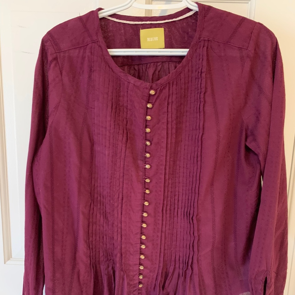 Maeve button down blouse